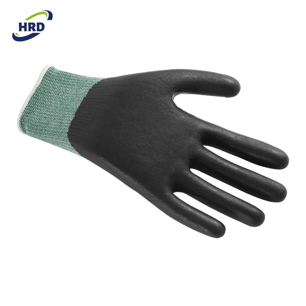 Test Reported Foam Nitrile Coated En 388 4342 Cut Resistant Maxiflex Safety Work Gloves