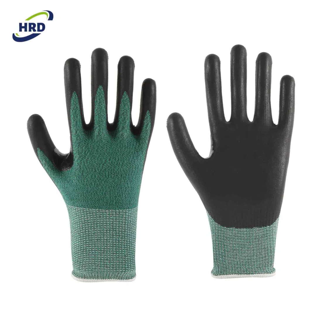 Test Reported Foam Nitrile Coated En 388 4342 Cut Resistant Maxiflex Safety Work Gloves